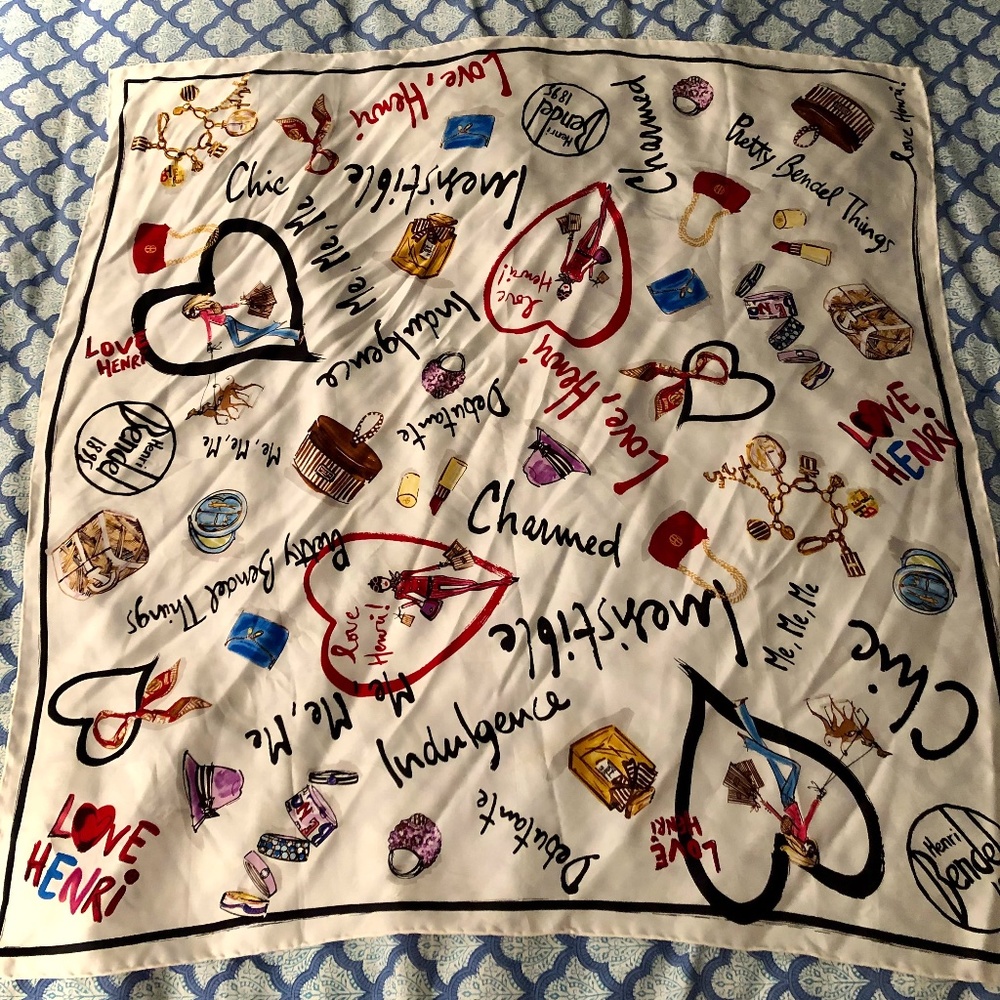 Henri Bendel Silk Scarf